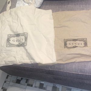 Authentic Gucci dust bags